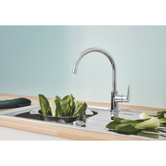 Смеситель для кухни GROHE BauCurve 31231001 хром