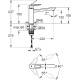 Смеситель для кухни GROHE BauFlow 31688000 хром