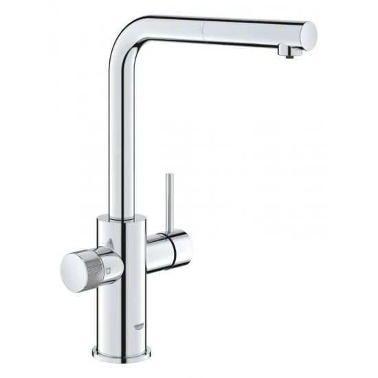 Смеситель для кухни GROHE Blue Pure Minta 30590000 с краном для питьевой воды, хром