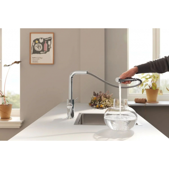 Смеситель для кухни GROHE Blue Pure Minta 30590000 с краном для питьевой воды, хром