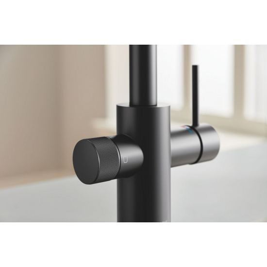 Смеситель для кухни GROHE Blue Pure Minta 30590KF0 с краном для питьевой воды, чёрный матовый