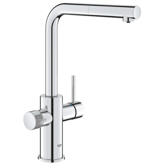Смеситель для кухни GROHE Blue Pure Minta 30601000 с краном для питьевой воды, хром