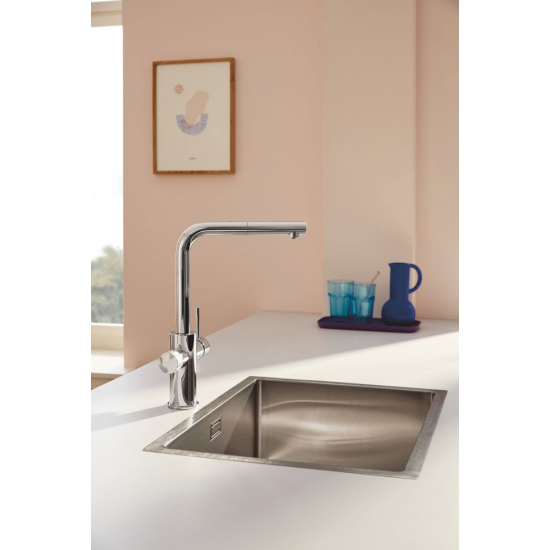 Смеситель для кухни GROHE Blue Pure Minta 30601000 с краном для питьевой воды, хром