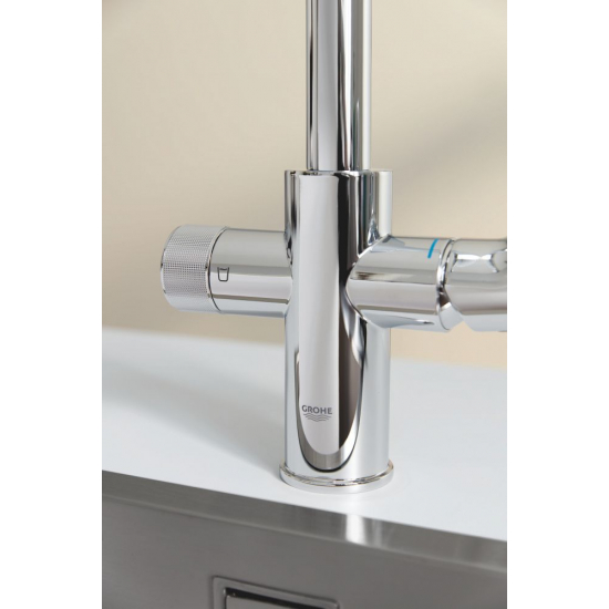 Смеситель для кухни GROHE Blue Pure Minta 30601000 с краном для питьевой воды, хром