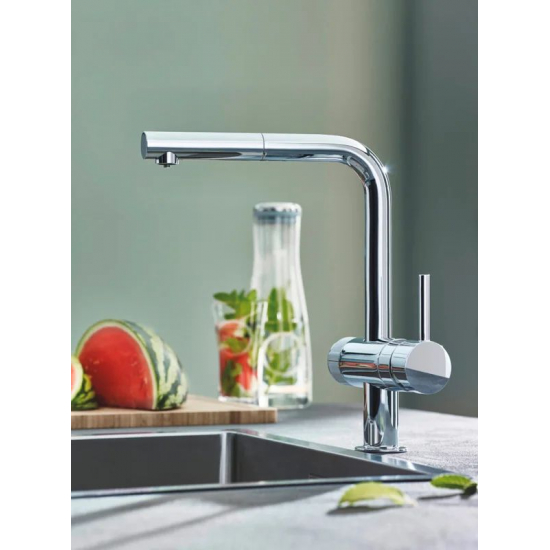 Смеситель для кухни GROHE Blue Pure Minta 31721000 с краном для питьевой воды, хром