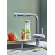 Смеситель для кухни GROHE Blue Pure Minta 31721000 с краном для питьевой воды, хром