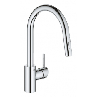 Смеситель для кухни GROHE Concetto 31483002 с вытяжным изливом, хром