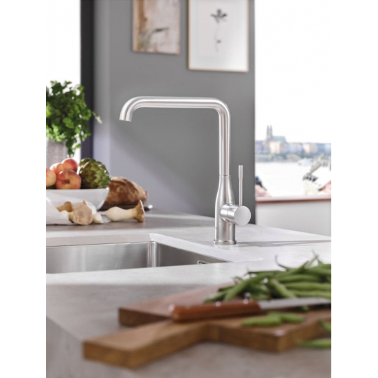 Смеситель для кухни GROHE Essence 30269DC0 хром матовый
