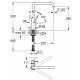 Смеситель для кухни GROHE Essence 30269DC0 хром матовый