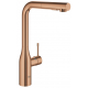Смеситель для кухни GROHE Essence 30270DA0 с вытяжным изливом, тёплый закат