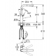 Смеситель для кухни GROHE Essence 30270DC0 с вытяжным изливом, хром матовый