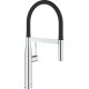 Смеситель для кухни GROHE Essence 30294000 с гибким изливом, хром/чёрный