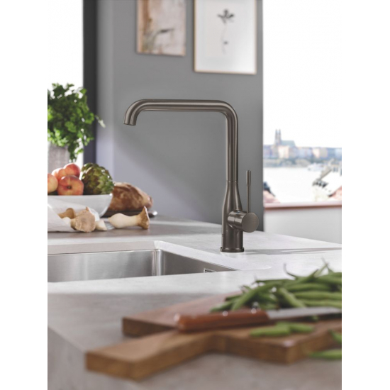 Смеситель для кухни GROHE Essence 30505AL0 тёмный графит