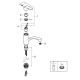 Смеситель для кухни GROHE Eurosmart 30260003 хром