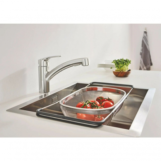 Смеситель для кухни GROHE Eurosmart 30305001 с вытяжным изливом, хром