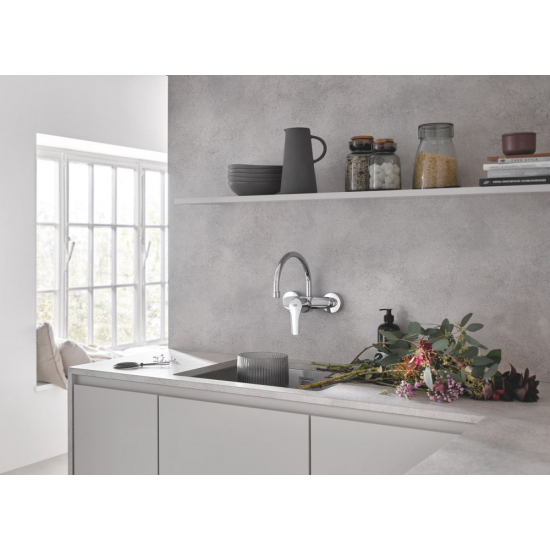 Смеситель для кухни GROHE Eurosmart 32482003 настенный, хром