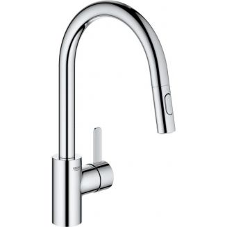 Смеситель для кухни GROHE Eurosmart Cosmopolitan 31481001 с вытяжным изливом, хром