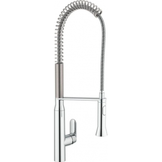 Смеситель для кухни GROHE K7 32950000 с гибким изливом, хром