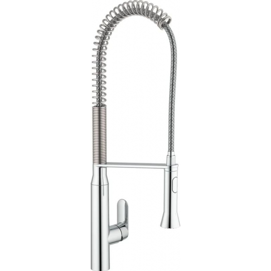 Смеситель для кухни GROHE K7 32950000 с гибким изливом, хром