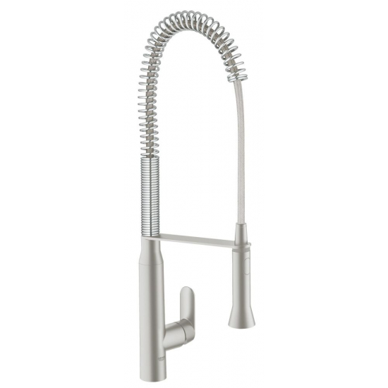 Смеситель для кухни GROHE K7 32950DC0 с гибким изливом, хром матовый