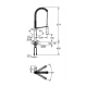 Смеситель для кухни GROHE K7 32950DC0 с гибким изливом, хром матовый