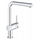 Смеситель для кухни GROHE Minta 30274000 с вытяжным изливом, хром