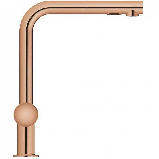 Смеситель для кухни GROHE Minta 30274DA0 с вытяжным изливом, тёплый закат