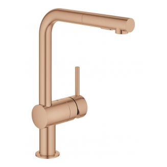 Смеситель для кухни GROHE Minta 30274DL0 с вытяжным изливом, тёплый закат