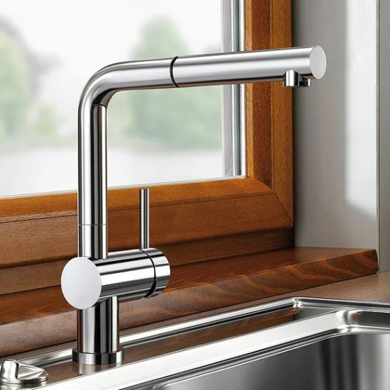 Смеситель для кухни GROHE Minta 32168000 с вытяжным изливом, хром