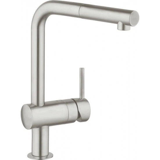 Смеситель для кухни GROHE Minta 32168DC0 с вытяжным изливом, хром матовый