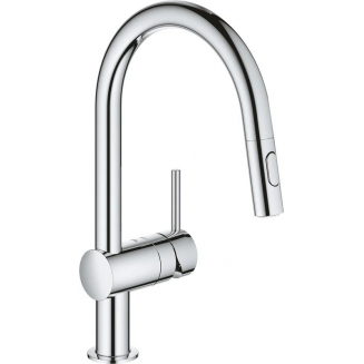 Смеситель для кухни GROHE Minta 32321002 с вытяжным изливом, хром