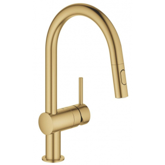 Смеситель для кухни GROHE Minta 32321GN2 с вытяжным изливом, холодный рассвет