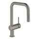 Смеситель для кухни GROHE Minta 32322AL2 с вытяжным изливом, графит матовый