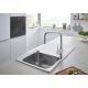 Смеситель для кухни GROHE Minta 32322DC2 с вытяжным изливом, хром матовый