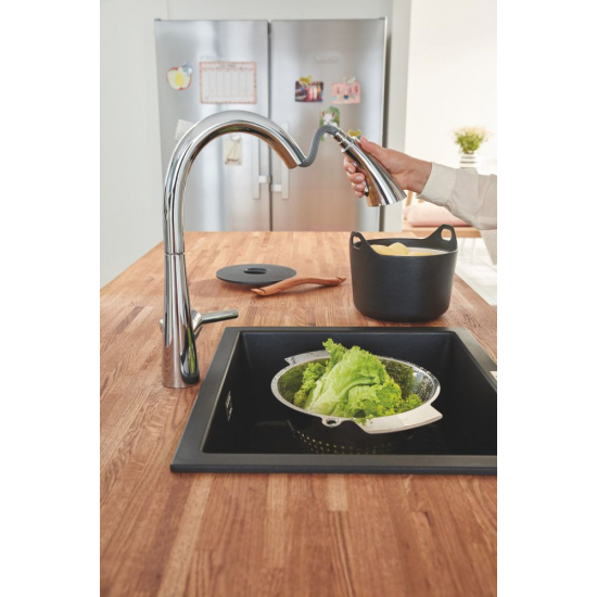 Смеситель для кухни GROHE Zedra 32294002 с вытяжным изливом, хром