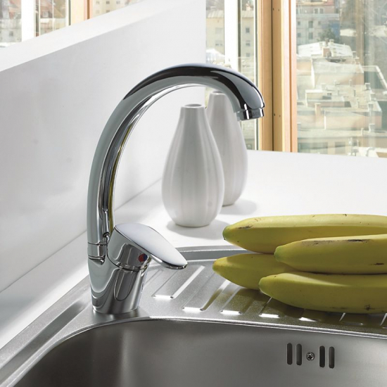 Смеситель для кухни HAIBA HB4116-2 хром