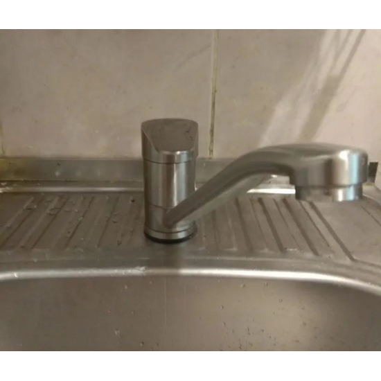 Смеситель для кухни HAIBA HB42802 из нержавеющей стали, сатин