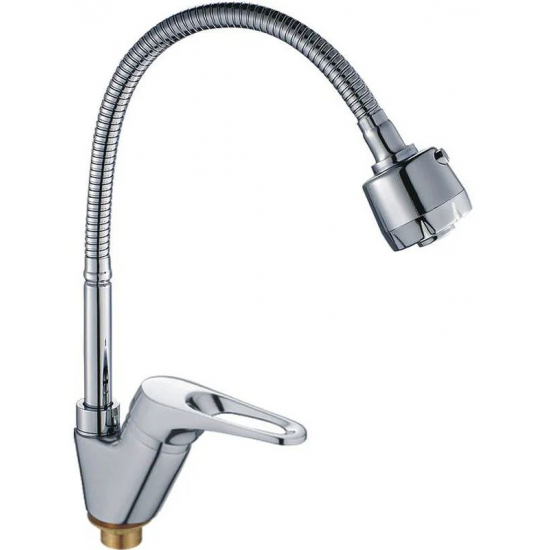 Смеситель для кухни HAIBA HB4313 с гибким изливом, хром