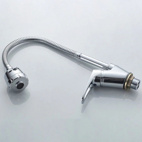 Смеситель для кухни HAIBA HB4313 с гибким изливом, хром