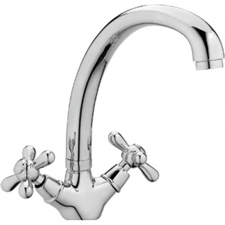 Смеситель для кухни HAIBA HB4325 хром