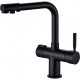 Смеситель для кухни HAIBA HB70088-7 с краном для питьевой воды, чёрный