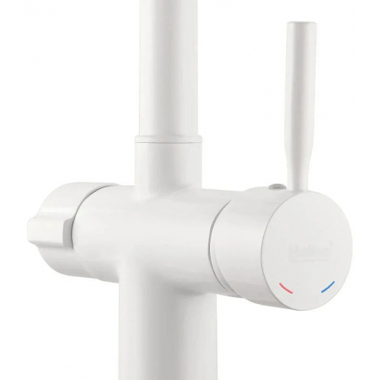 Смеситель для кухни HAIBA HB70088-8 с краном для питьевой воды, белый