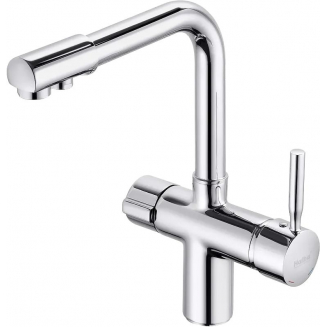 Смеситель для кухни HAIBA HB70088 с краном для питьевой воды, хром