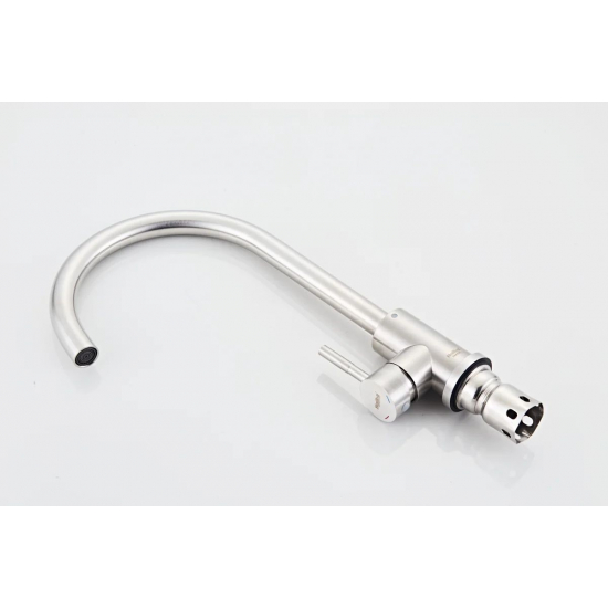 Смеситель для кухни HAIBA HB71304-3 из нержавеющей стали, сатин