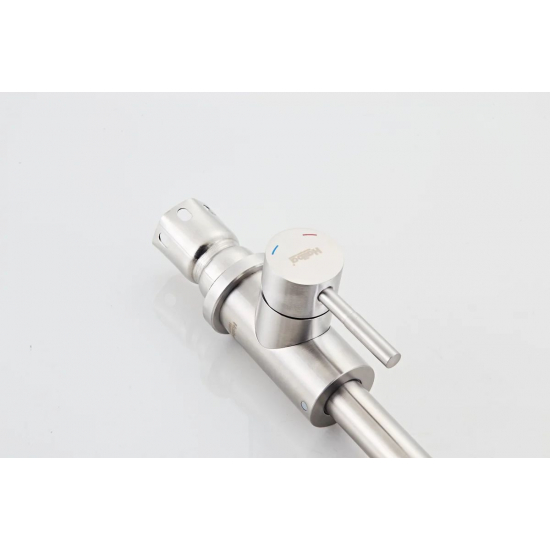 Смеситель для кухни HAIBA HB71304-3 из нержавеющей стали, сатин