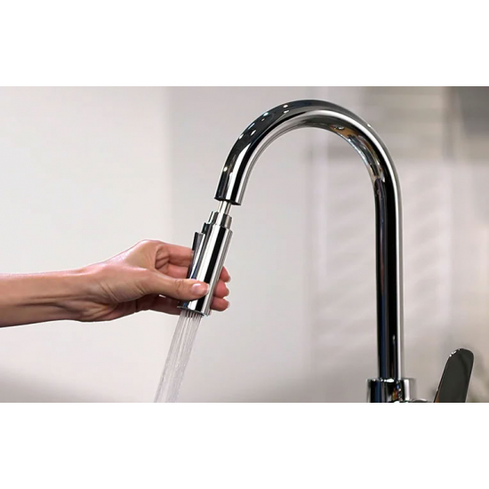 Смеситель для кухни HANSGROHE Focus M41 240 с вытяжным изливом, хром