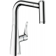 Смеситель для кухни HANSGROHE Metris M71 220 с вытяжным изливом, хром