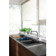 Смеситель для кухни HANSGROHE Metris M71 220 с вытяжным изливом, хром