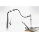 Смеситель для кухни HANSGROHE Metris M71 220 с вытяжным изливом, хром
