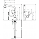 Смеситель для кухни HANSGROHE Metris M71 320 хром